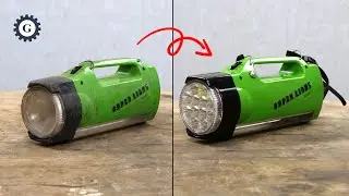 Vintage to Modern Flashlight Conversion | SUPER LIGHT GU-101