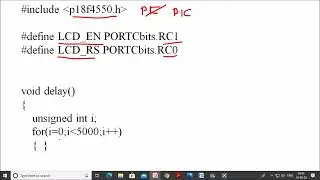 LCD Interfacing with PIC Microcontroller | embedded C program