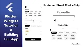Flutter PreferredSize & ChoiceChip Widgets - Building Full App - Tutorial for Beginners -
