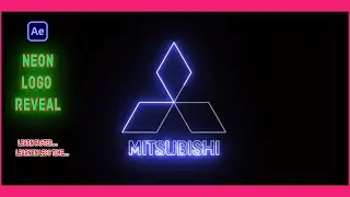 After Effects Tutorial_ How To Create Neon Logo Reveal Animation In After Effects.