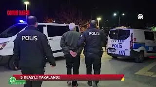 ÇORUM'DA DEAŞ OPERASYONU! ŞÜPHELİLER BÖYLE YAKALANDI