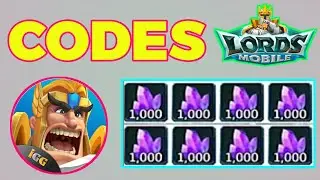 UPDATE LORDS MOBILE REDEEM CODES 2022 | LORDS MOBILE CODES | CODE LORDS MOBILE