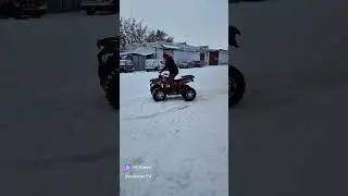 Что делать на электро квадроцикле зимой?