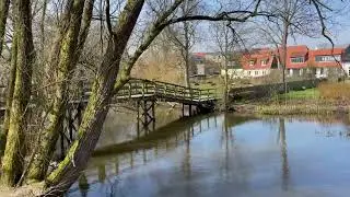 Город Рибе в Дании