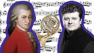 Radek Baborák - Mozart's Horn Concerto No. 1 in D major, - solo French horn - sheet music