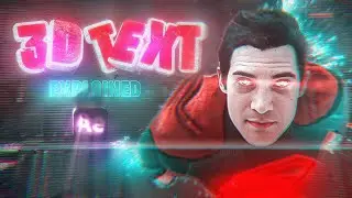 3D TEXT WITH ELEMENT 3D AND AFTER EFFECTS ( FULL TUTORIAL). 