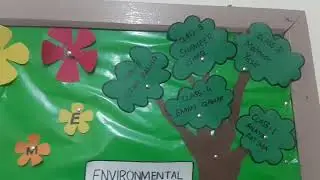 Green board decoration idea