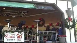 Santa on Center Stage in Lake Arrowhead Village