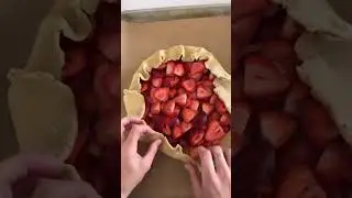 Strawberry Galette with Homemade Crust #recipe