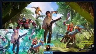 How to split screen Fortnite on ps5 2023（ tutorial）