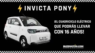 ⚡️Invicta Pony⚡️ El cuadriciclo eléctrico que podrás llevar con 16 años #buzzmotos #cocheelectrico