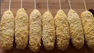 НАСТОЯЩИЙ РЕЦЕПТ КОРН ДОГ с СЫРОМ без муки
