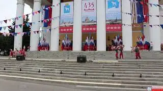 Танец Ансамбля эстрадного танца Планета. Концерт в честь 435-летия Дня Йошкар-Олы на пл. им. Ленина
