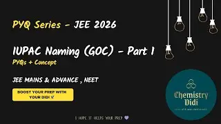 IUPAC Naming GOC #chemistry #chemistrydidi #jee #neet #exam  #goc #organicchemistry #nomenclature