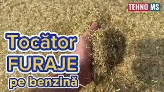 Tocător de furaje pe benzină!