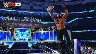 WWE 2K23 WrestleMania 39 Arena Mod | Roman Reigns Entrance | 2K Ultra