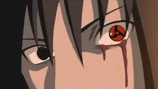 Sasuke activa el Amaterasu al ver el Sharingan de Tobi Sub Español