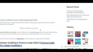 (*NEW*) Active Urban Outfitters Promo Code - September 2024