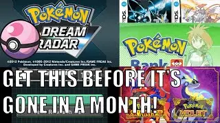 Pokemon Dream Radar in 2023: AN OPINION, AND AN OPTION (Rebriefing)