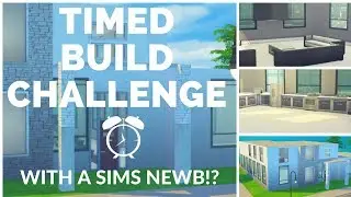 BUILD CHALLENGE WITH A SIMS NEWB!? // Sims 4 Build Collab Challenge