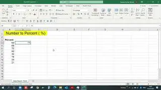 Convert Number to Percent 