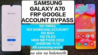 Samsung frp Bypass 2022  || Easy Samsung Frp Tool | Samsung A70 Frp Bypass