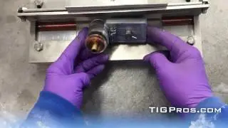 Tig Welding Certification Qualification Test Fixture Purge Block