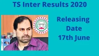 June 17 |Releasing Ts Inter Results 2020 |Ts inter 1st year results date|Ts inter 2nd year Results |