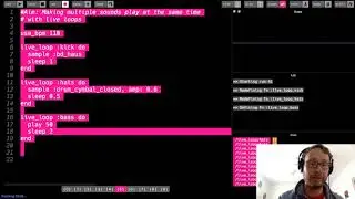 Sonic Pi Tutorial - Live Loops