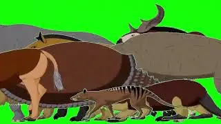 Cenozoic Stampede Green Screen for 