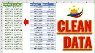 Excel Query: Clean Data (Date Format) Using Power Query