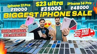 Biggest iPhone Sale Ever 🔥| Cheapest iPhone Market  | Second Hand Mobile | iPhone15 s25 ultra