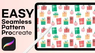 How To Seamless Pattern Procreate 5X