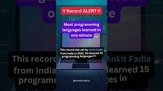 How many programming language can you learn in a minute ?