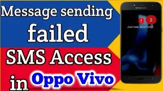Not sent tab to try again || How to fix SMS sending failed || Short code Message settings vivo  oppo
