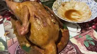 | готовим утку в духовке | жареная утка с мёдом и горчицей | домашнее мясо утки |