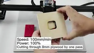 Laser Engraving Machine | Wood Leather Cutter | 3D Laser Printer | Crafts | #Shorts | Creative Ideas