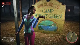Immersive Walkthrough of the Camp Forest Green map | Friday the 13th the game [No Commentary🔇]
