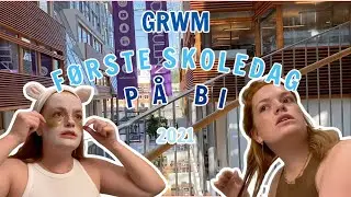 GRWM - Første skoledag på BI, farging av hår og vlog 2021