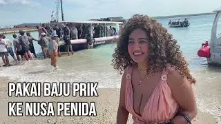 Lina Mukherjee Ke Nusa Penida Pakai Baju Prik | Lina Mukherjee Vlog