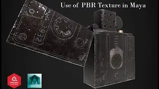 How to use PBR textures in Maya 2022 |  PBR texture uses in Maya V-ray | Maya 2022 tutorial