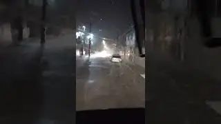 Encerrando o trabalho debaixo de muita chuva