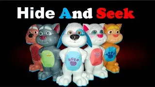 Hide and Seek Funny~🛸🚀Cardboard and Toys Tom Friends-AMONG US. Jui DIY