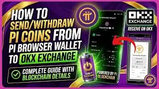 How to Send Pi Coin From Pi Browser Wallet to OKX Exchange | Withdraw Pi Step by Step Tutorial