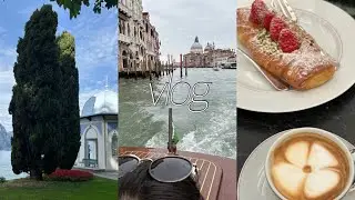 ENG) Italy vlog (Milano ☕ Venice 🛶 Lake Como 🛥 ️Bellagio 🌳 Fondazione Prada 🍄 serravalle outlet🛍 ️)