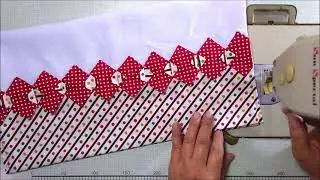 ACABAMENTO DE PANO DE PRATO GASTANDO POUCO #costura #panodeprato #diy #handcraft