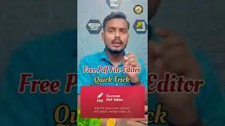Free PDF Editing Tricks ✍️ | Add Line, Signature, Text in PDF 📝 | PDF Tools & PC Tips 💻🔥
