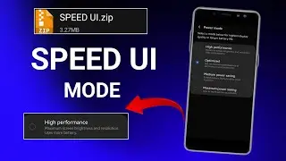 Unlock Speed Ui Mode Performance | Boost Performance | Max FPS Fix Lag - No Root