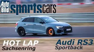 HOT LAP Sachsenring 1:34,93 min | Audi RS3 Sportback | AUTO BILD SPORTSCARS