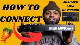 HOW TO CONNECT AKIA MPK MINI KEYBOARD TO FL STUDIOS #flstudio #piano